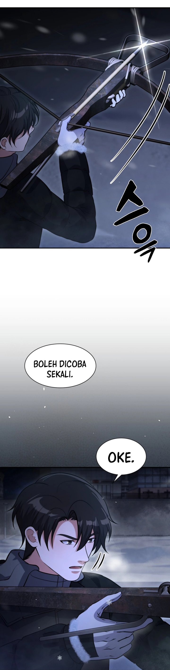 Halaman 34 dari Office Worker in the Ice Age Apocalypse Chapter 36