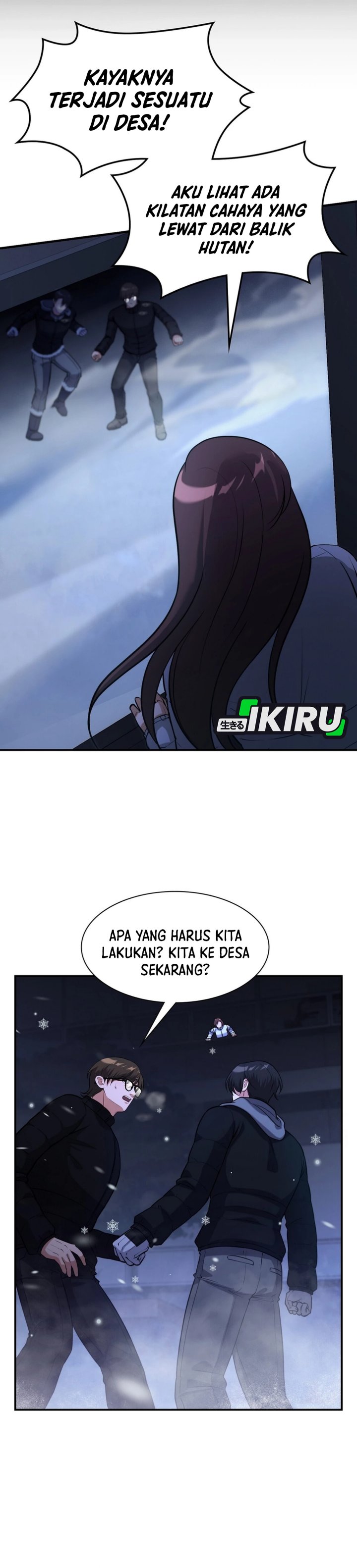 Halaman 38 dari Office Worker in the Ice Age Apocalypse Chapter 36