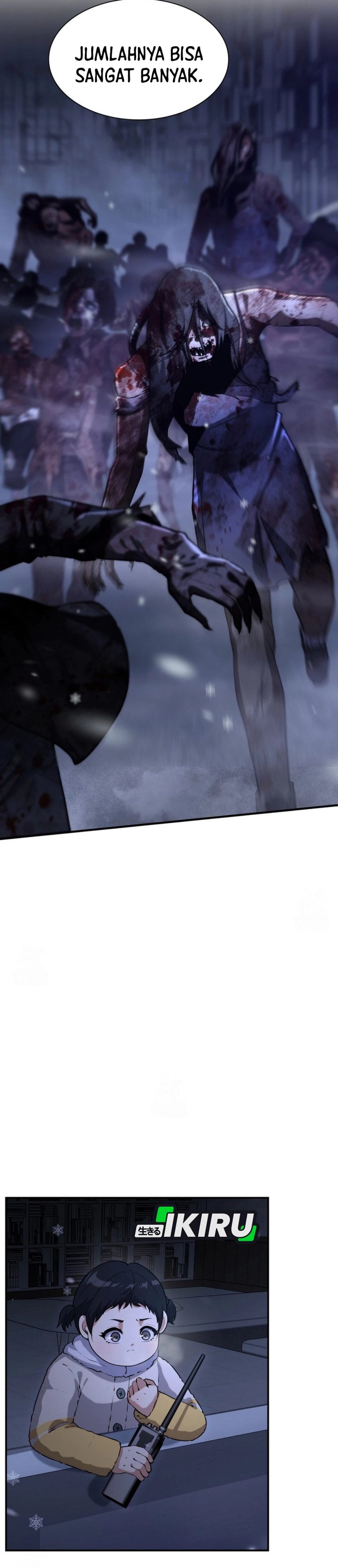 Halaman 40 dari Office Worker in the Ice Age Apocalypse Chapter 36