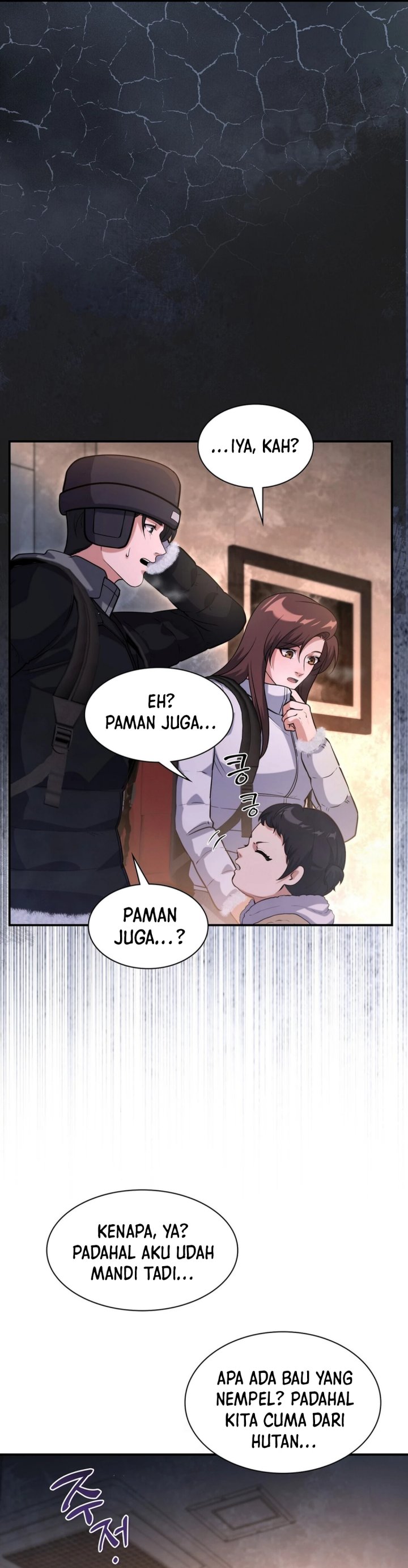 Halaman 7 dari Office Worker in the Ice Age Apocalypse Chapter 36