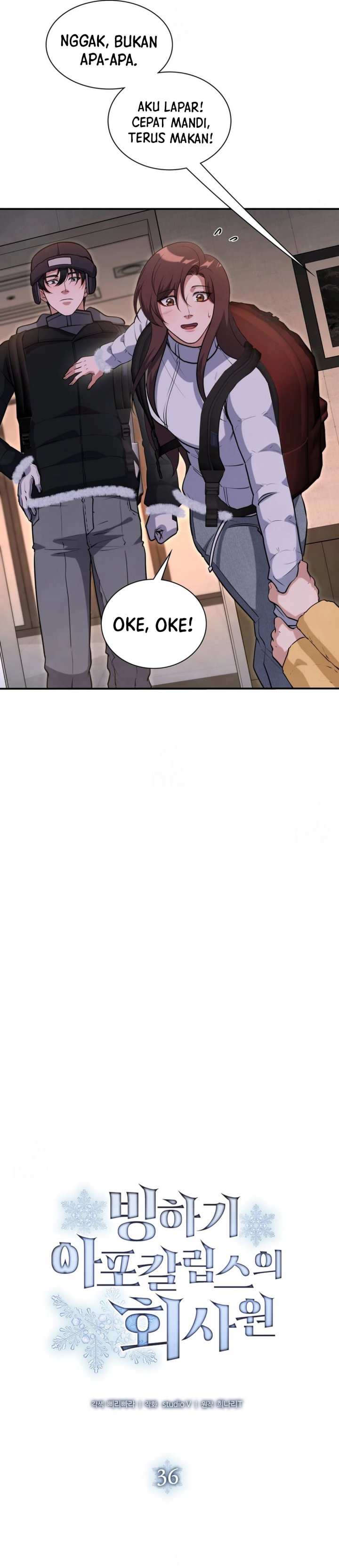 Halaman 9 dari Office Worker in the Ice Age Apocalypse Chapter 36