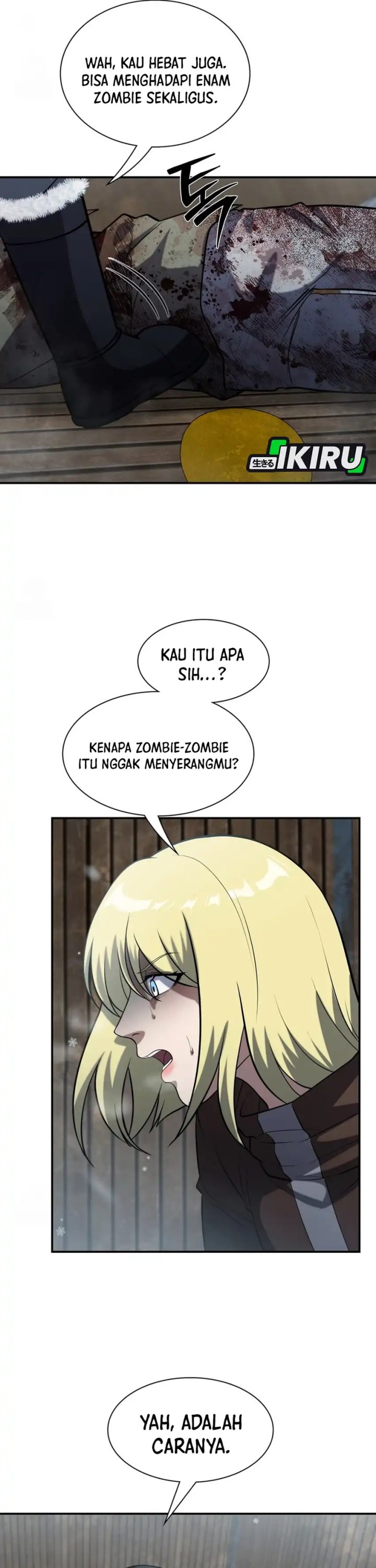 Halaman 10 dari Office Worker in the Ice Age Apocalypse Chapter 42