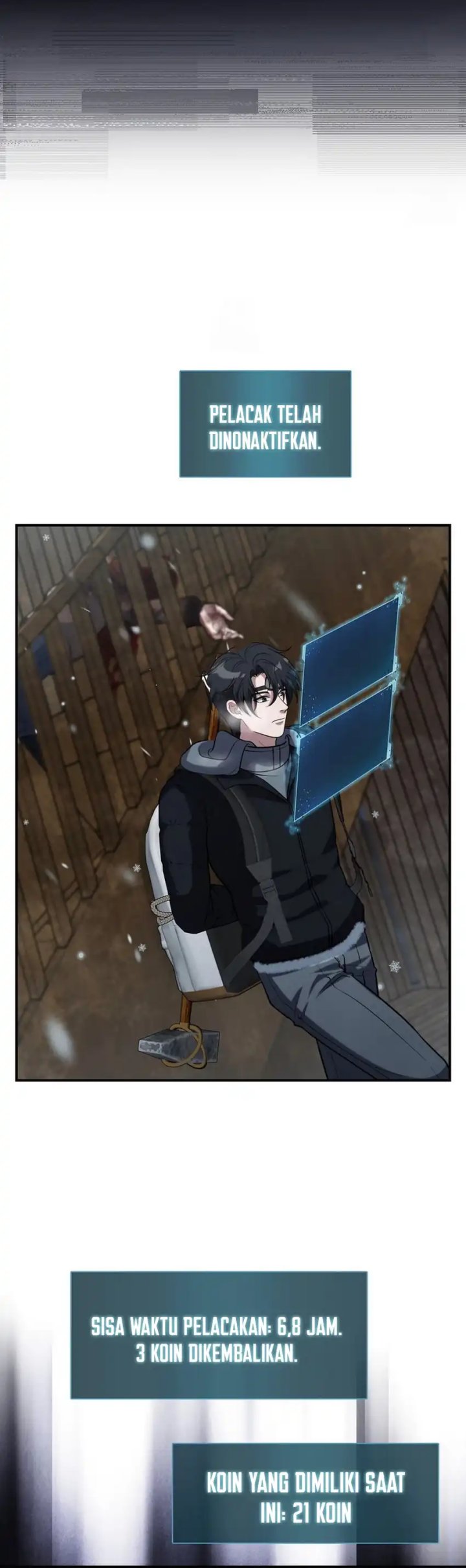 Halaman 14 dari Office Worker in the Ice Age Apocalypse Chapter 42