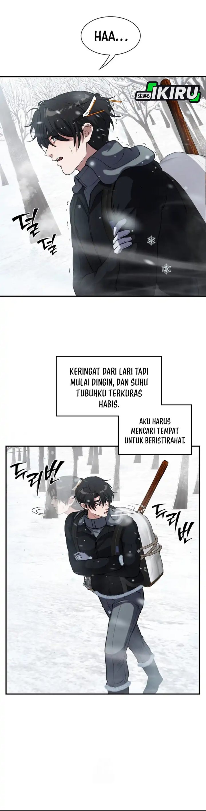 Halaman 24 dari Office Worker in the Ice Age Apocalypse Chapter 42