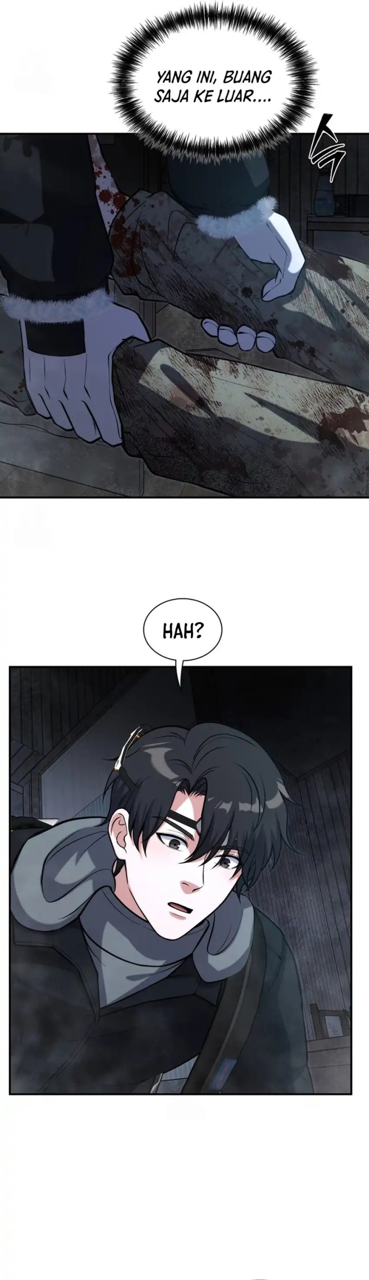 Halaman 39 dari Office Worker in the Ice Age Apocalypse Chapter 42