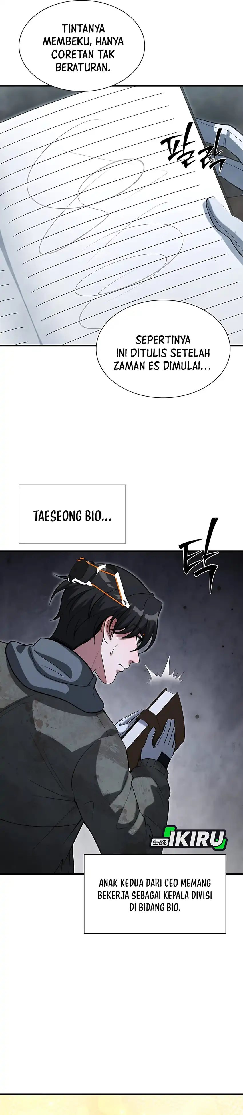 Halaman 12 dari Office Worker in the Ice Age Apocalypse Chapter 43