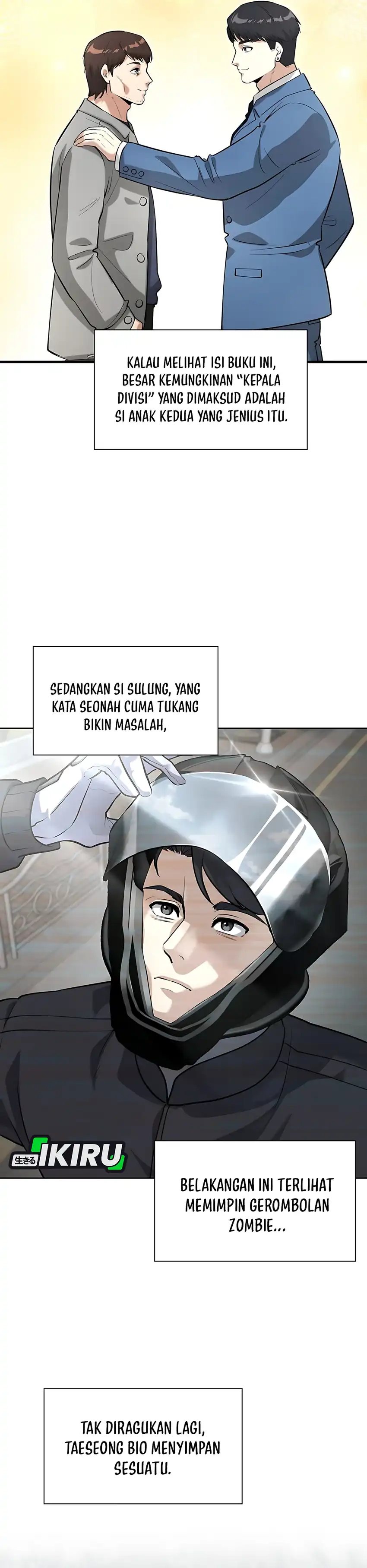 Halaman 13 dari Office Worker in the Ice Age Apocalypse Chapter 43