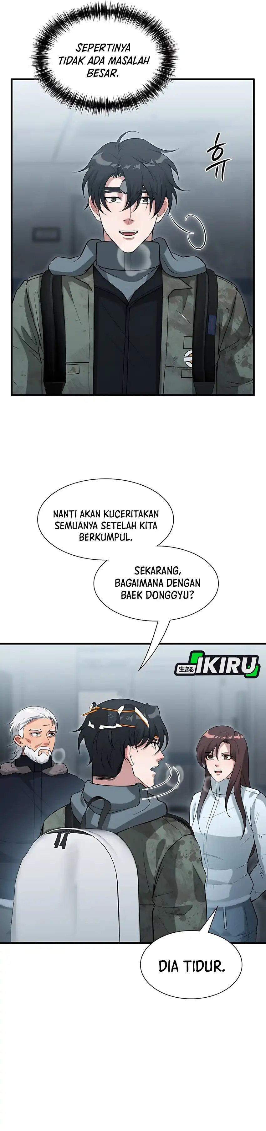 Halaman 19 dari Office Worker in the Ice Age Apocalypse Chapter 43
