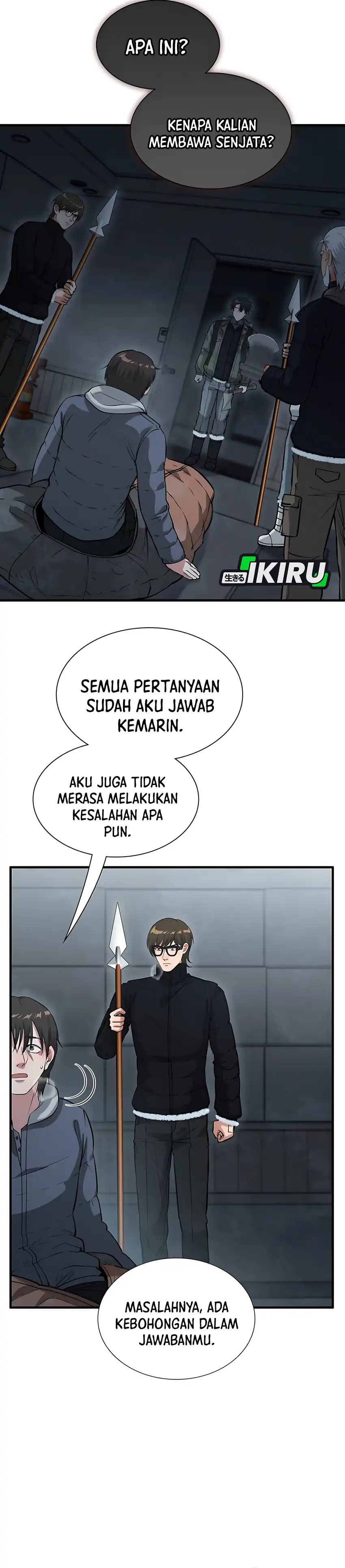 Halaman 25 dari Office Worker in the Ice Age Apocalypse Chapter 43