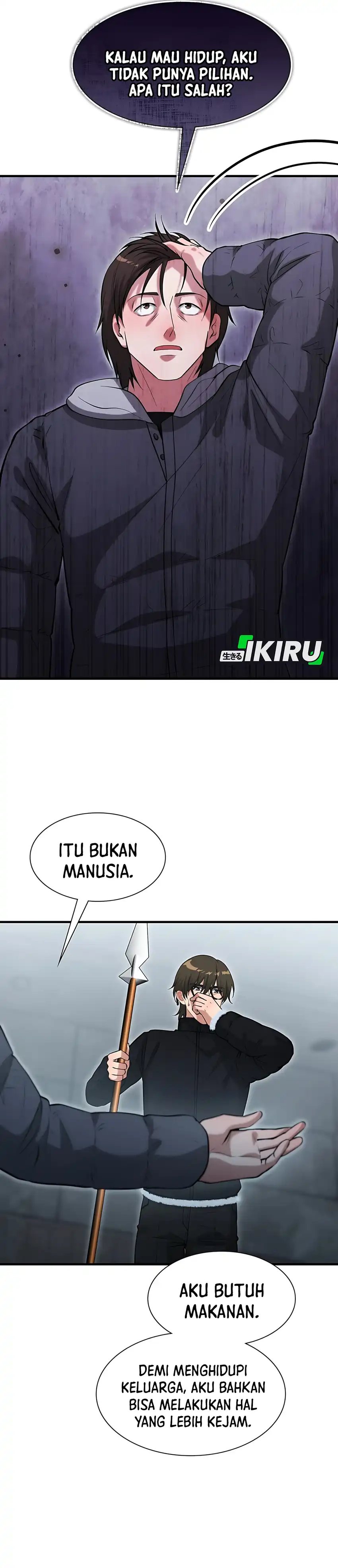 Halaman 28 dari Office Worker in the Ice Age Apocalypse Chapter 43