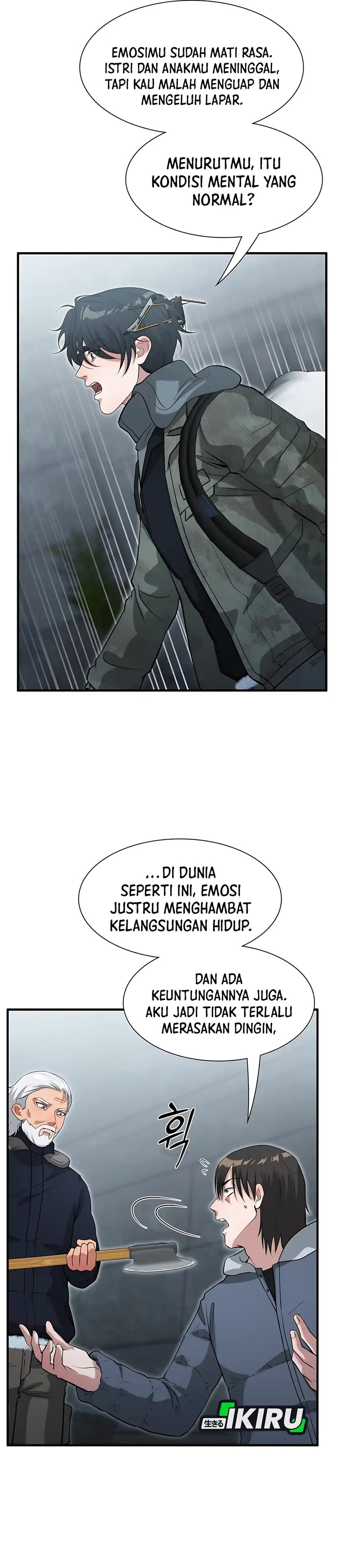 Halaman 31 dari Office Worker in the Ice Age Apocalypse Chapter 43
