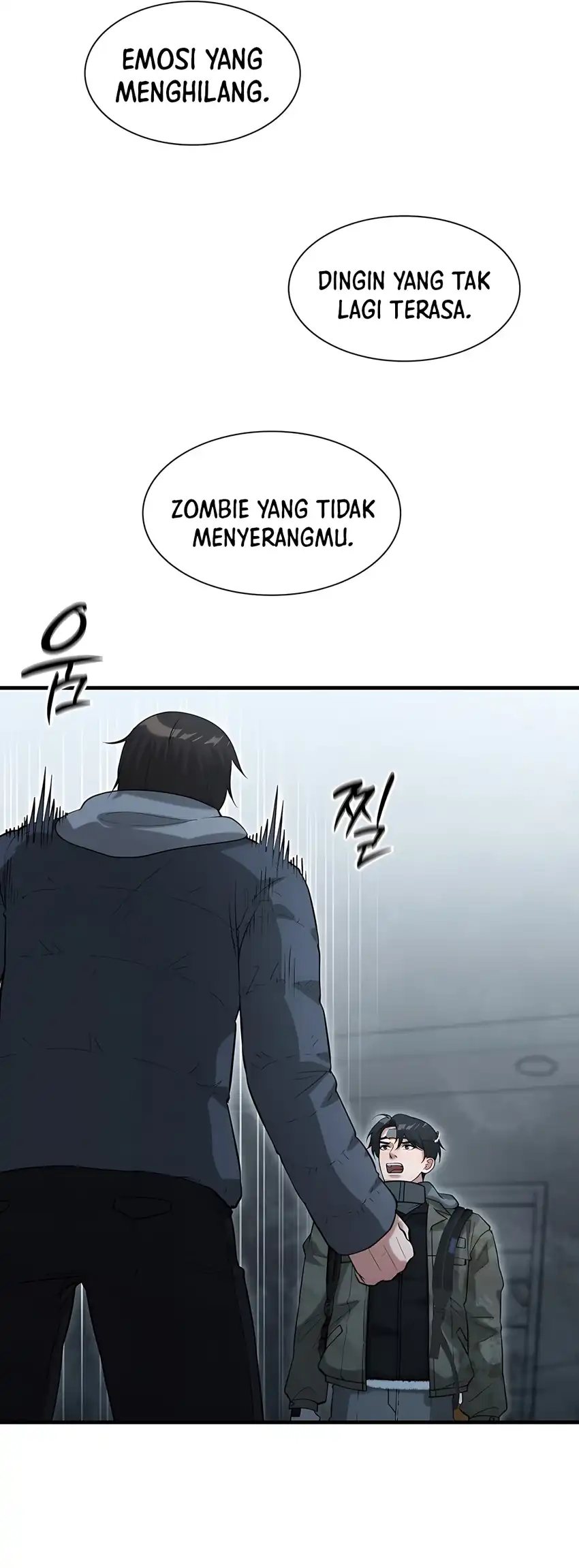 Halaman 35 dari Office Worker in the Ice Age Apocalypse Chapter 43
