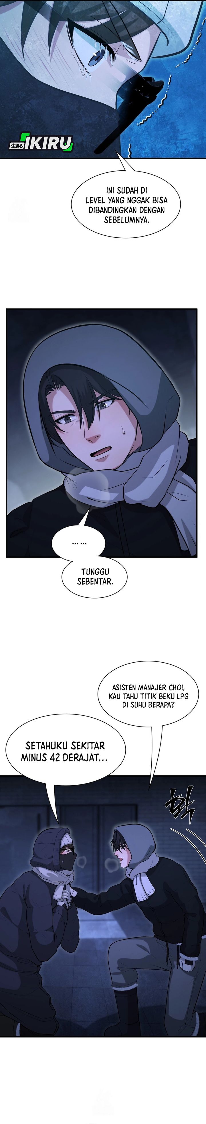 Halaman 13 dari Office Worker in the Ice Age Apocalypse Chapter 45
