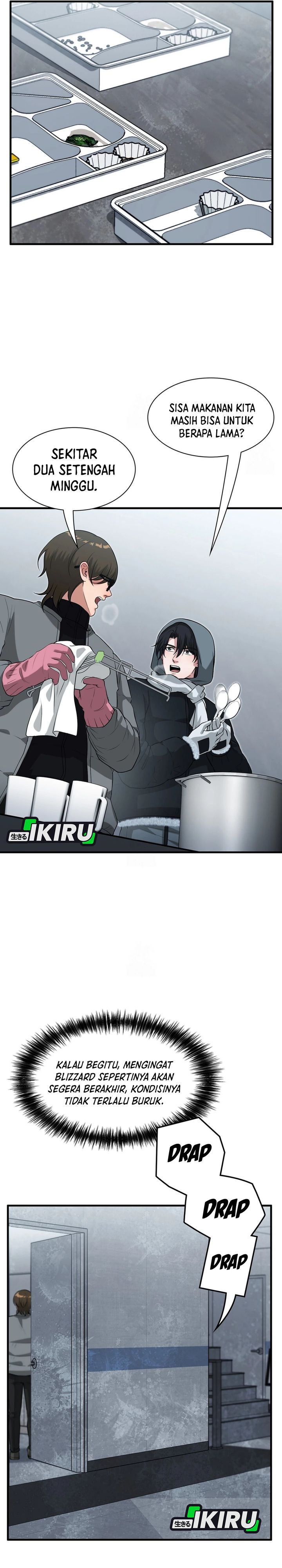 Halaman 22 dari Office Worker in the Ice Age Apocalypse Chapter 45