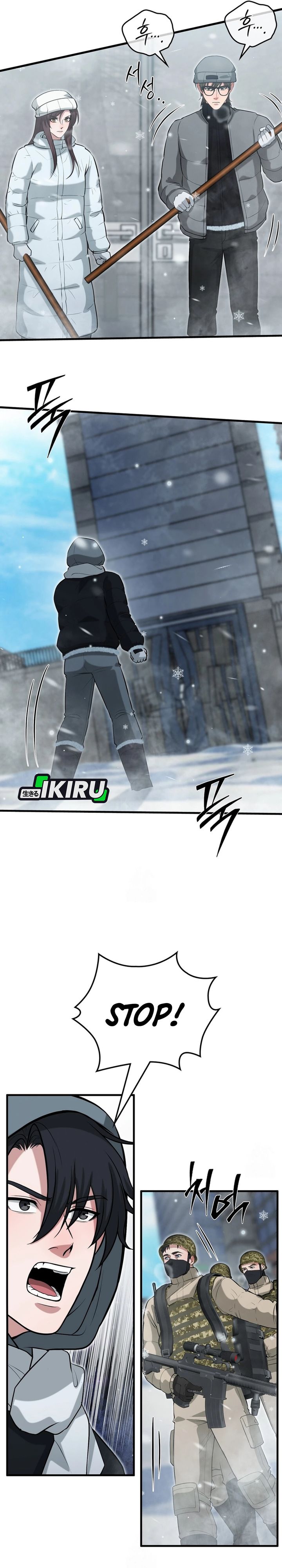 Halaman 26 dari Office Worker in the Ice Age Apocalypse Chapter 45