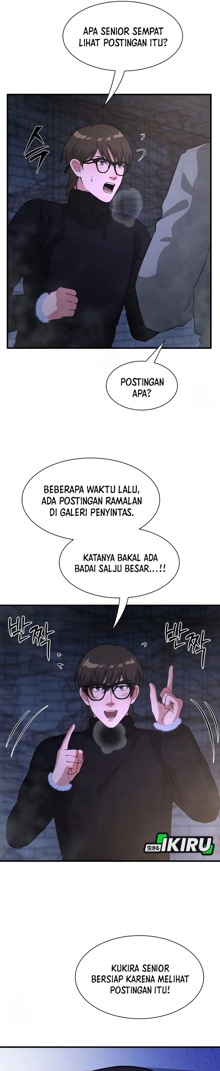 Halaman 3 dari Office Worker in the Ice Age Apocalypse Chapter 45