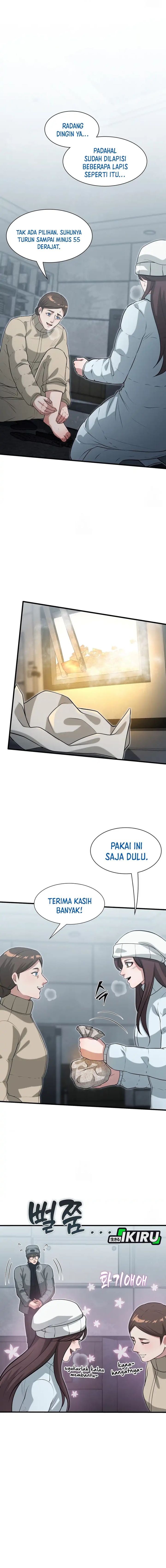 Halaman 10 dari Office Worker in the Ice Age Apocalypse Chapter 46