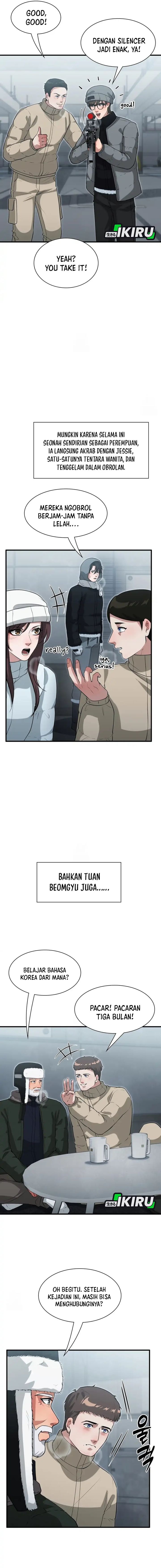 Halaman 12 dari Office Worker in the Ice Age Apocalypse Chapter 46