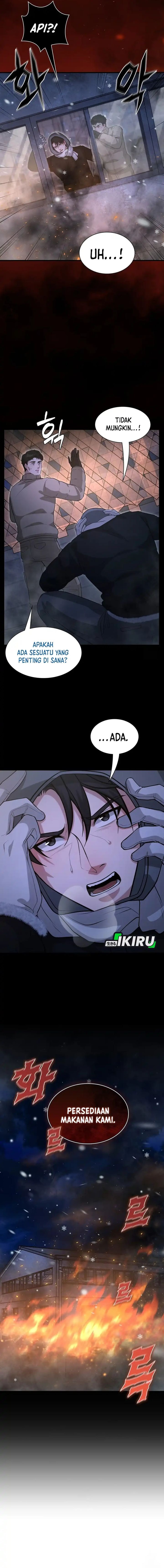 Halaman 16 dari Office Worker in the Ice Age Apocalypse Chapter 46