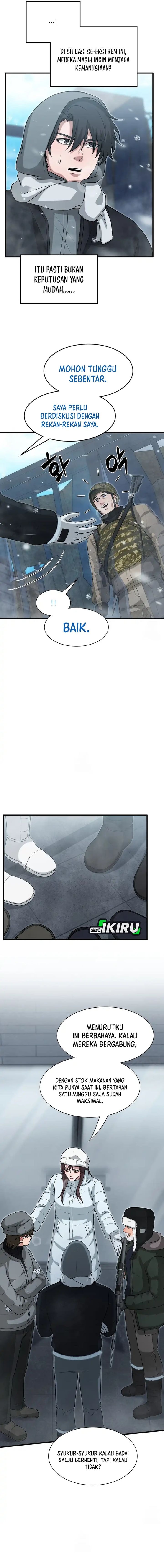 Halaman 6 dari Office Worker in the Ice Age Apocalypse Chapter 46