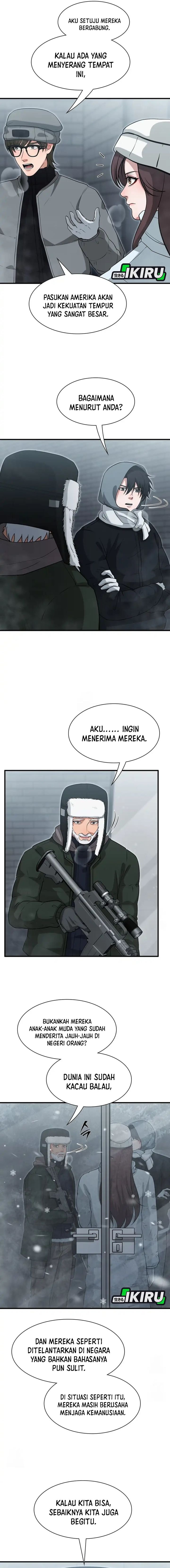 Halaman 7 dari Office Worker in the Ice Age Apocalypse Chapter 46