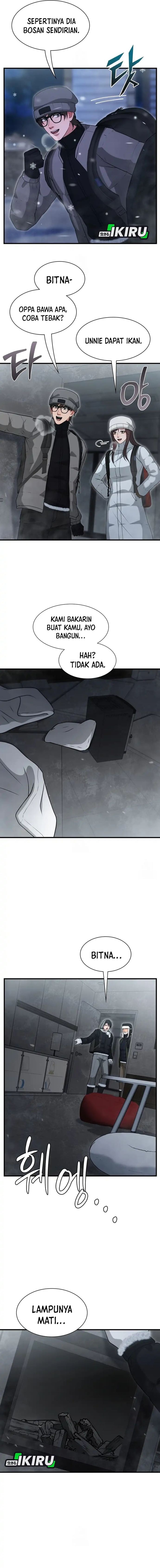 Halaman 15 dari Office Worker in the Ice Age Apocalypse Chapter 47