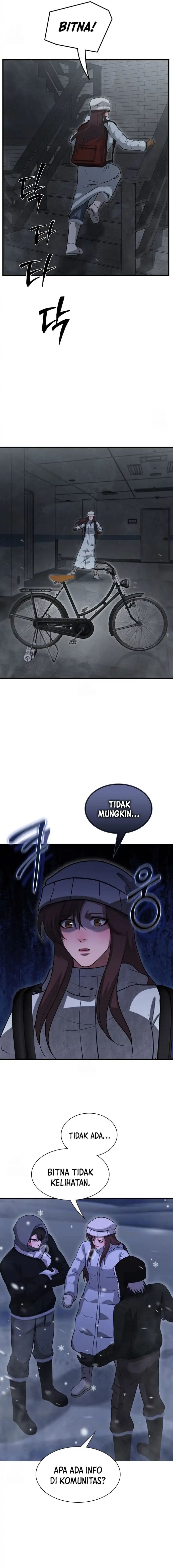 Halaman 16 dari Office Worker in the Ice Age Apocalypse Chapter 47