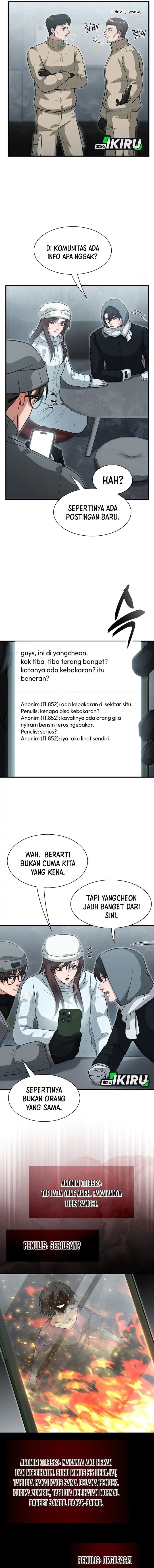 Halaman 3 dari Office Worker in the Ice Age Apocalypse Chapter 47