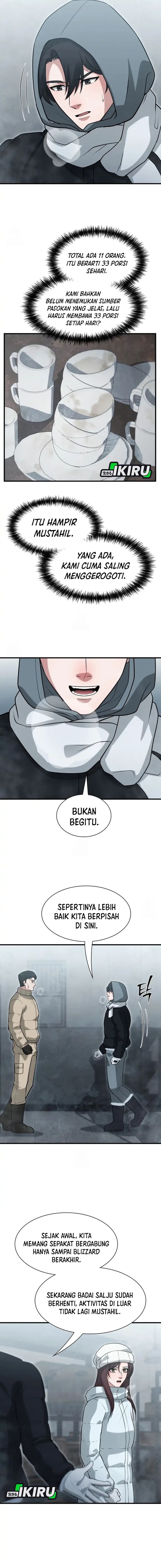 Halaman 6 dari Office Worker in the Ice Age Apocalypse Chapter 47