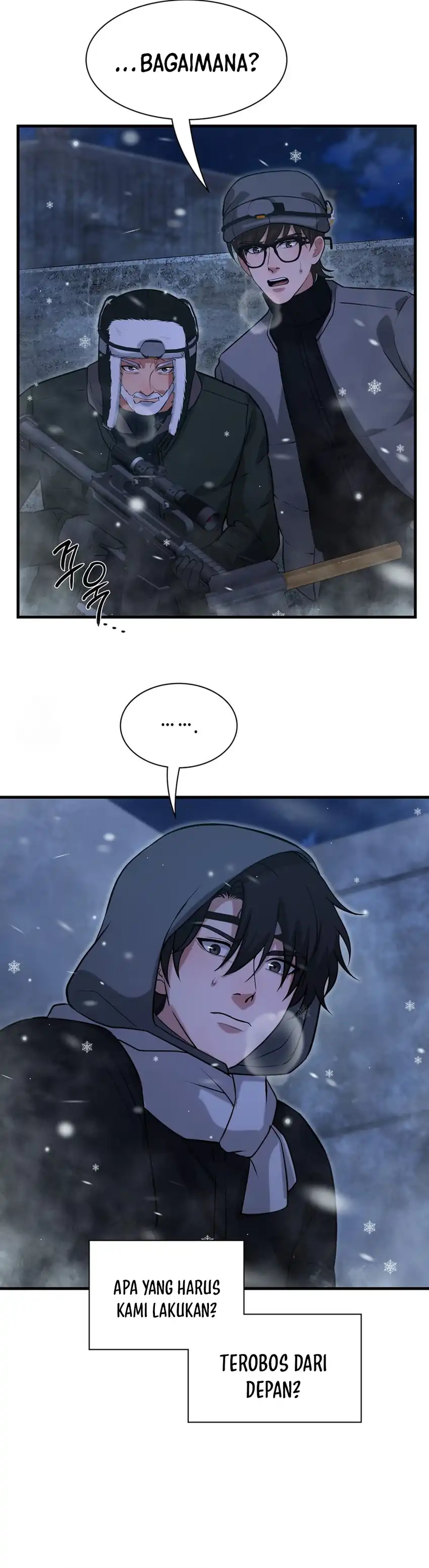 Halaman 11 dari Office Worker in the Ice Age Apocalypse Chapter 48