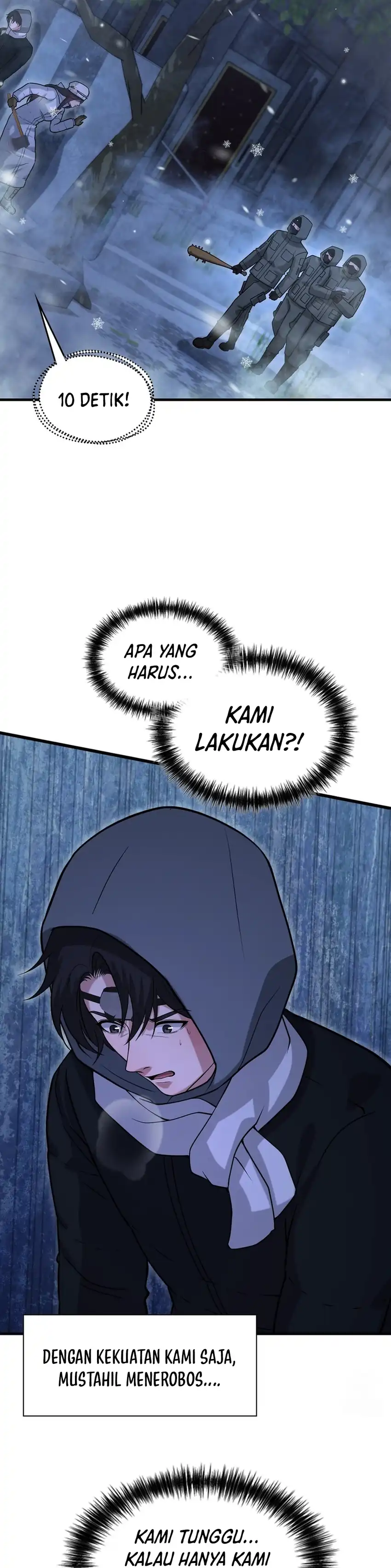 Halaman 13 dari Office Worker in the Ice Age Apocalypse Chapter 48