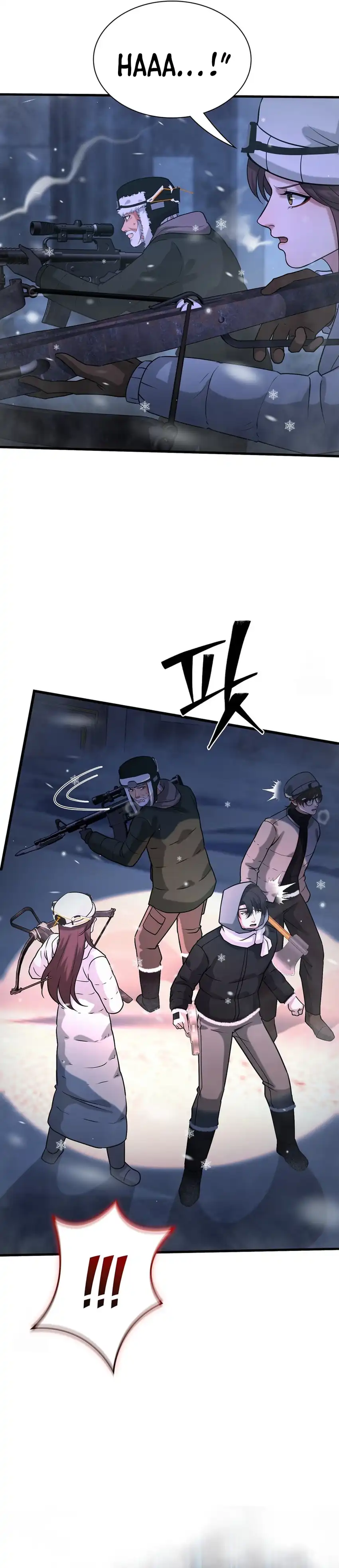 Halaman 24 dari Office Worker in the Ice Age Apocalypse Chapter 48