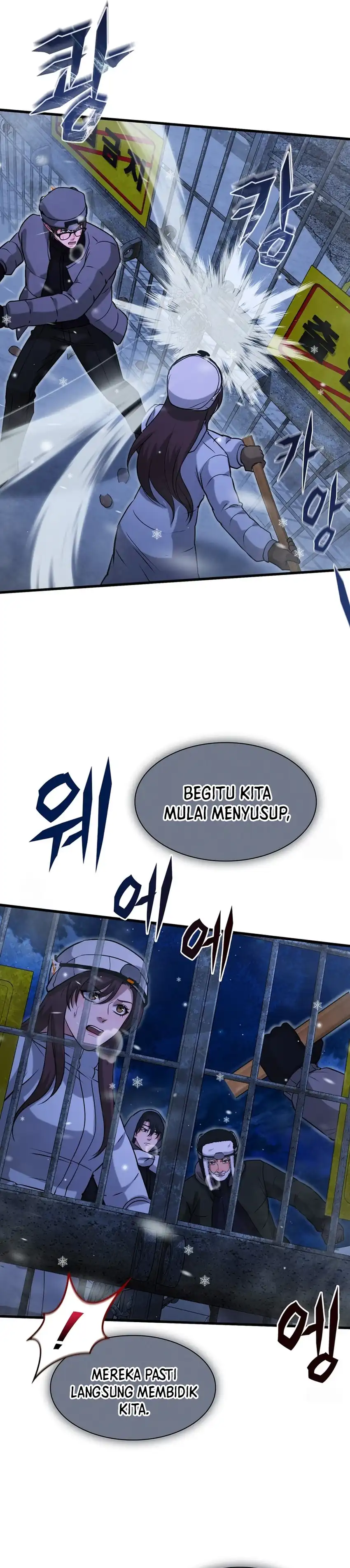 Halaman 6 dari Office Worker in the Ice Age Apocalypse Chapter 48