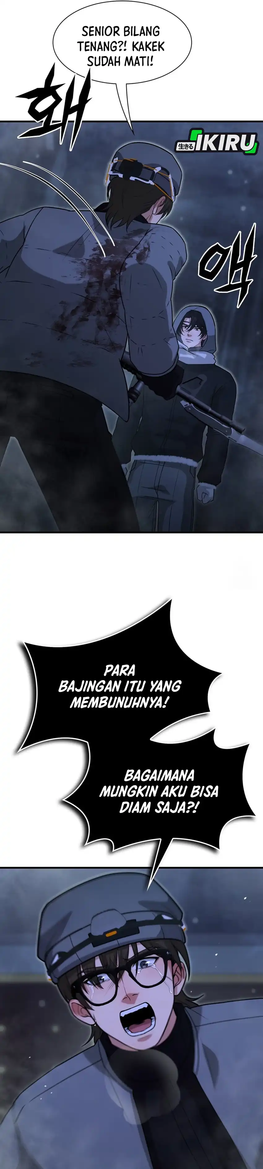 Halaman 13 dari Office Worker in the Ice Age Apocalypse Chapter 49