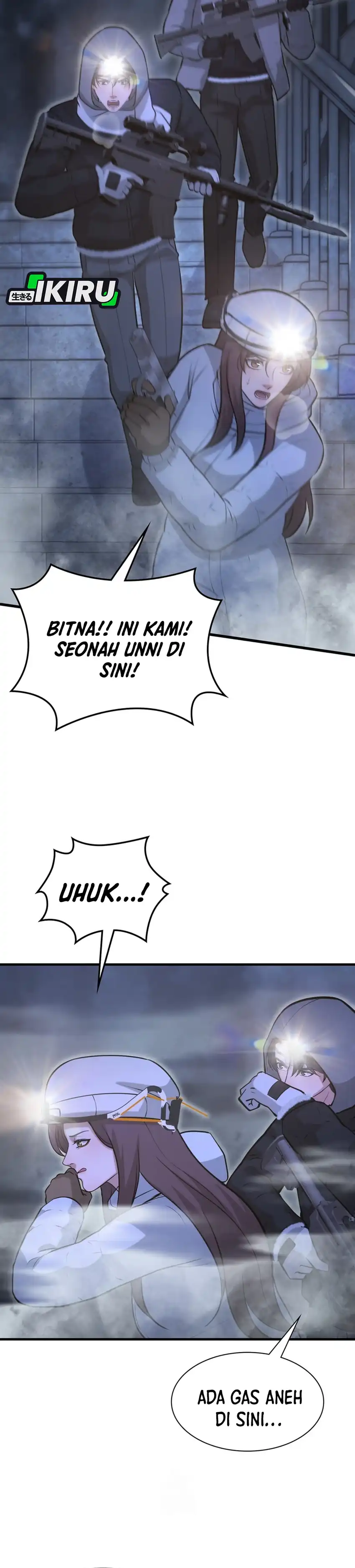 Halaman 22 dari Office Worker in the Ice Age Apocalypse Chapter 49