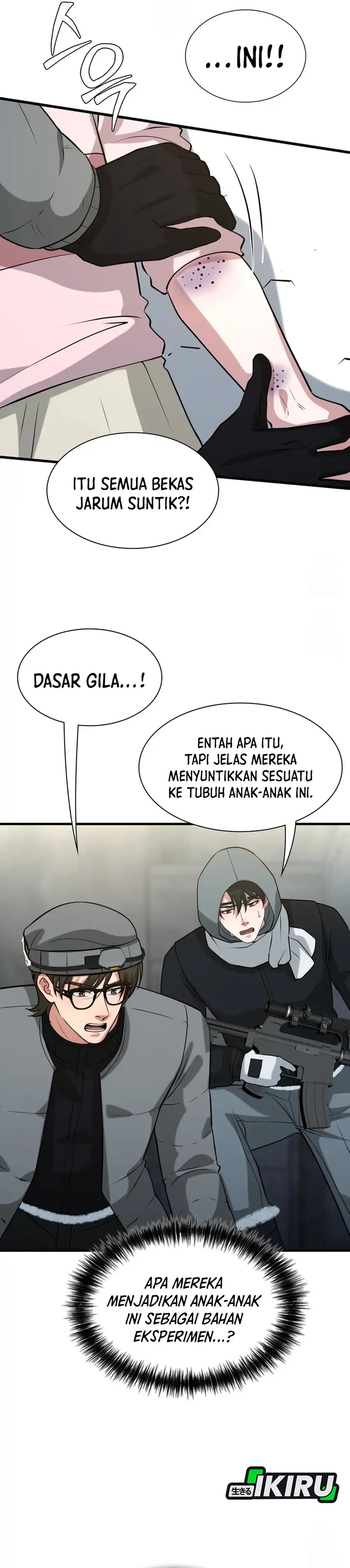Halaman 26 dari Office Worker in the Ice Age Apocalypse Chapter 49