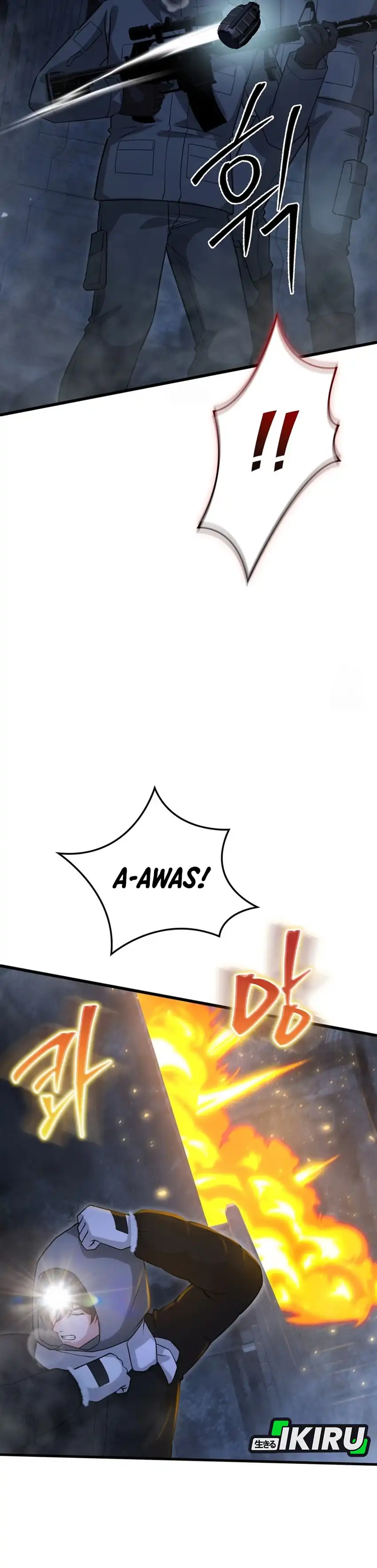 Halaman 32 dari Office Worker in the Ice Age Apocalypse Chapter 49