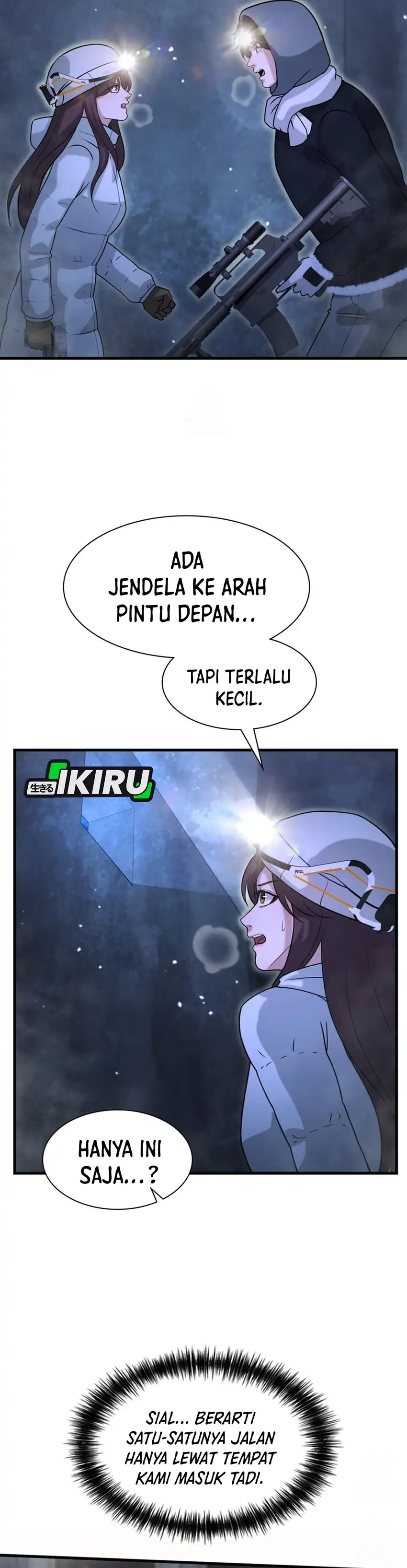 Halaman 34 dari Office Worker in the Ice Age Apocalypse Chapter 49