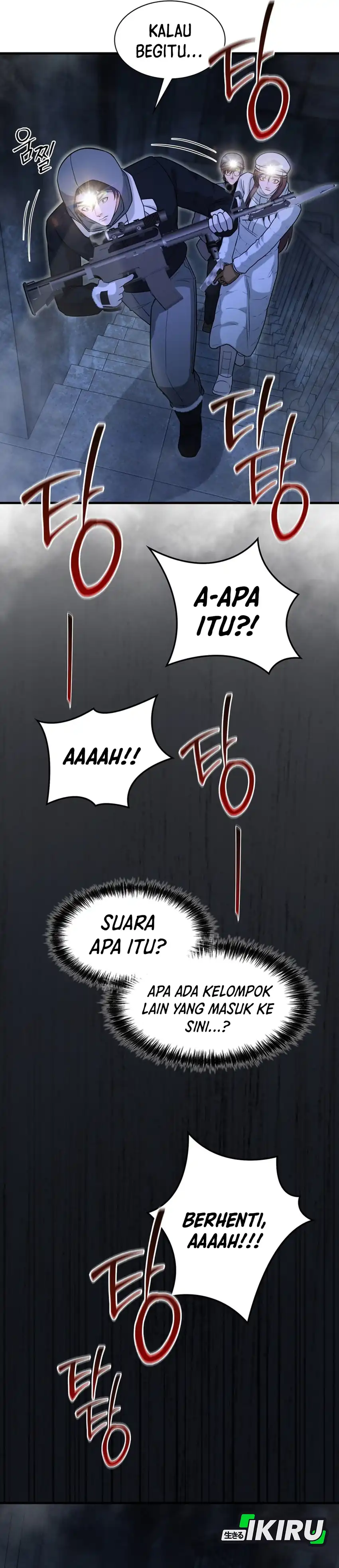 Halaman 42 dari Office Worker in the Ice Age Apocalypse Chapter 49