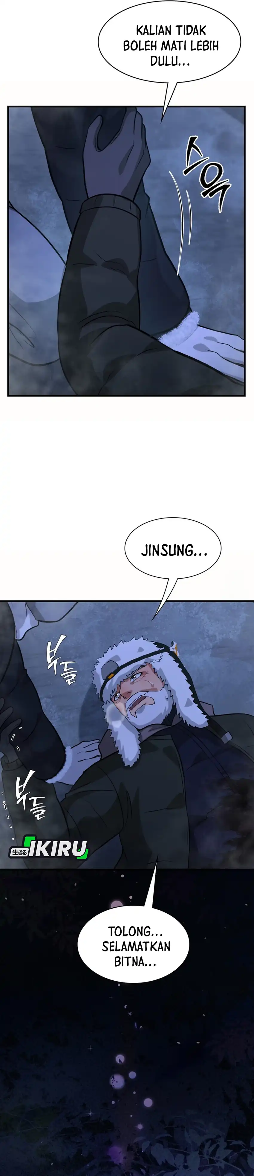 Halaman 8 dari Office Worker in the Ice Age Apocalypse Chapter 49