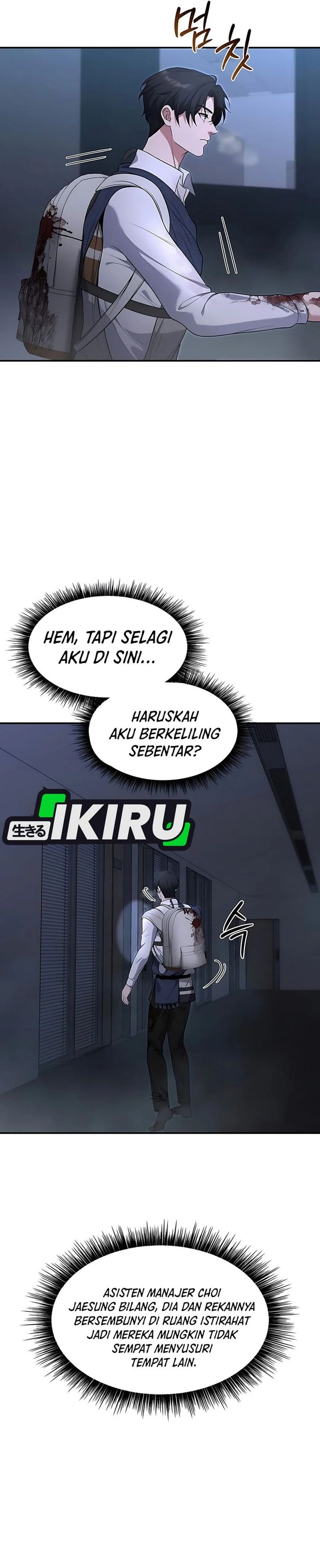 Halaman 16 dari Office Worker in the Ice Age Apocalypse Chapter 6