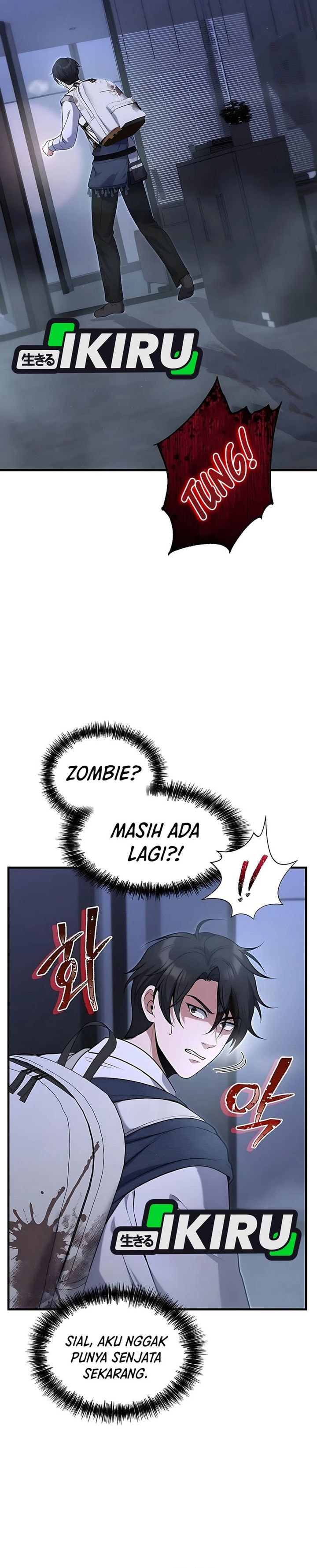 Halaman 19 dari Office Worker in the Ice Age Apocalypse Chapter 6