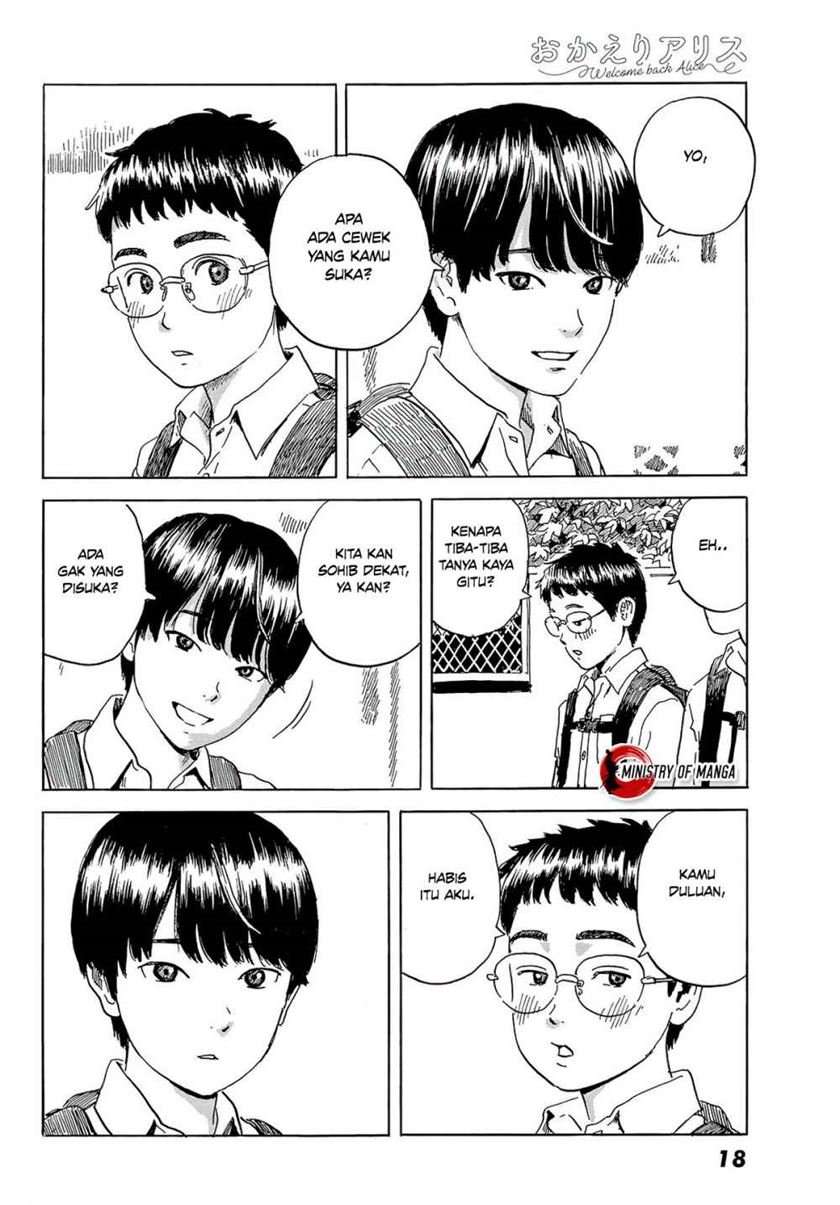 Halaman 13 dari Okaeri Alice Chapter 1
