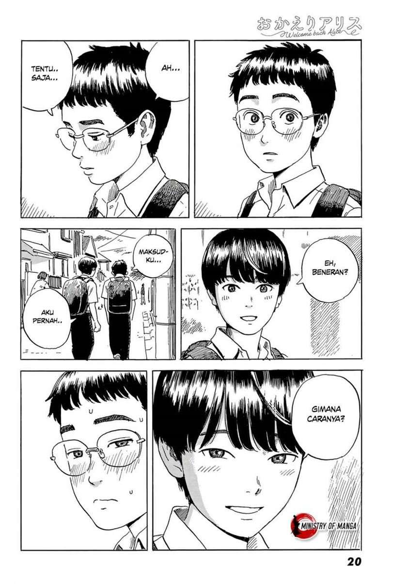 Halaman 15 dari Okaeri Alice Chapter 1