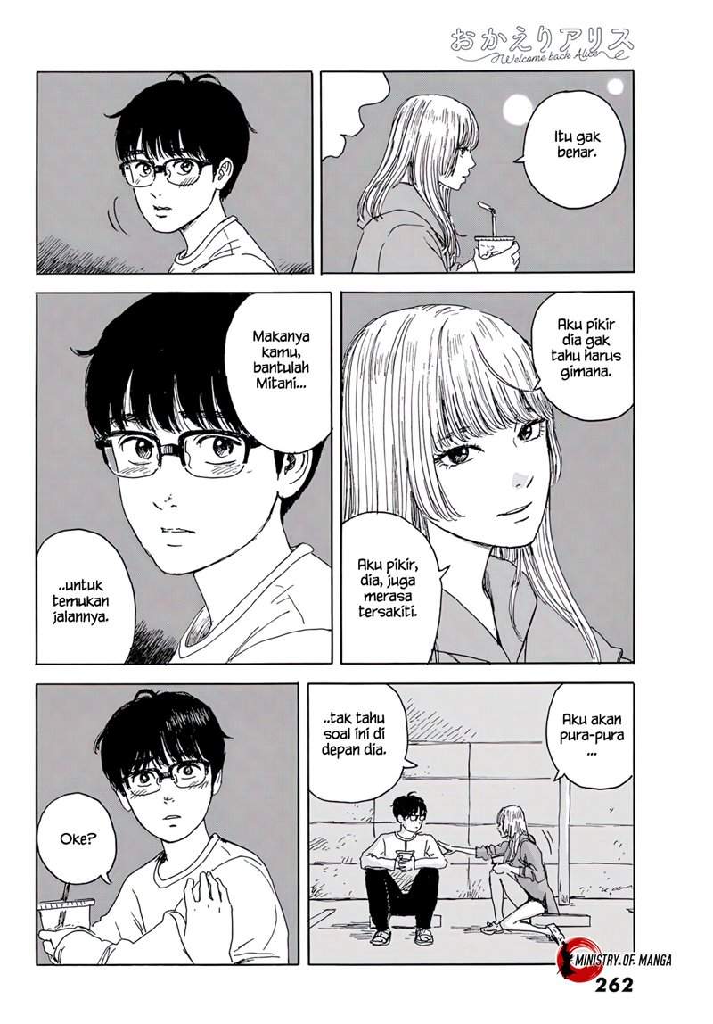 Halaman 9 dari Okaeri Alice Chapter 15