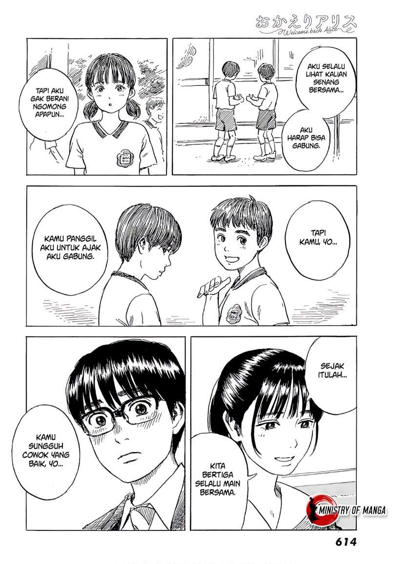 Halaman 13 dari Okaeri Alice Chapter 7