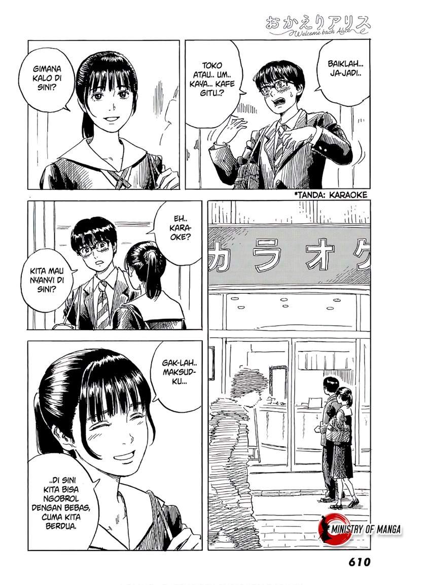 Halaman 9 dari Okaeri Alice Chapter 7