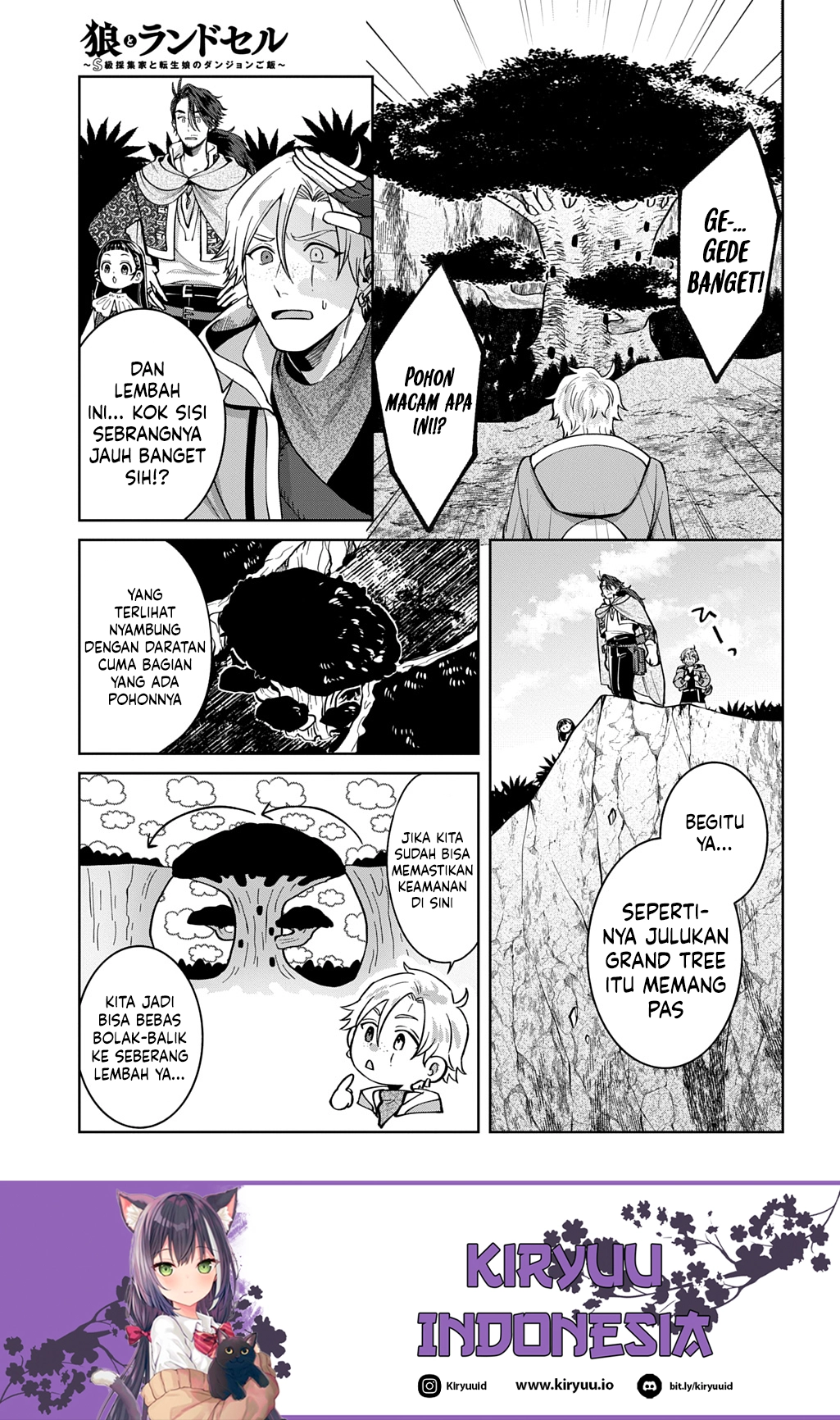 Halaman 11 dari Okami To Randoseru ~Kyu Saishuka To Tensei Musume No Danjon Gohan~ Chapter 4.1