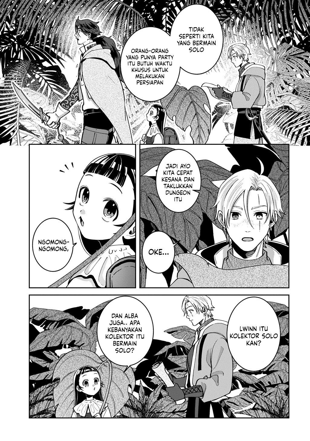 Halaman 5 dari Okami To Randoseru ~Kyu Saishuka To Tensei Musume No Danjon Gohan~ Chapter 4.1