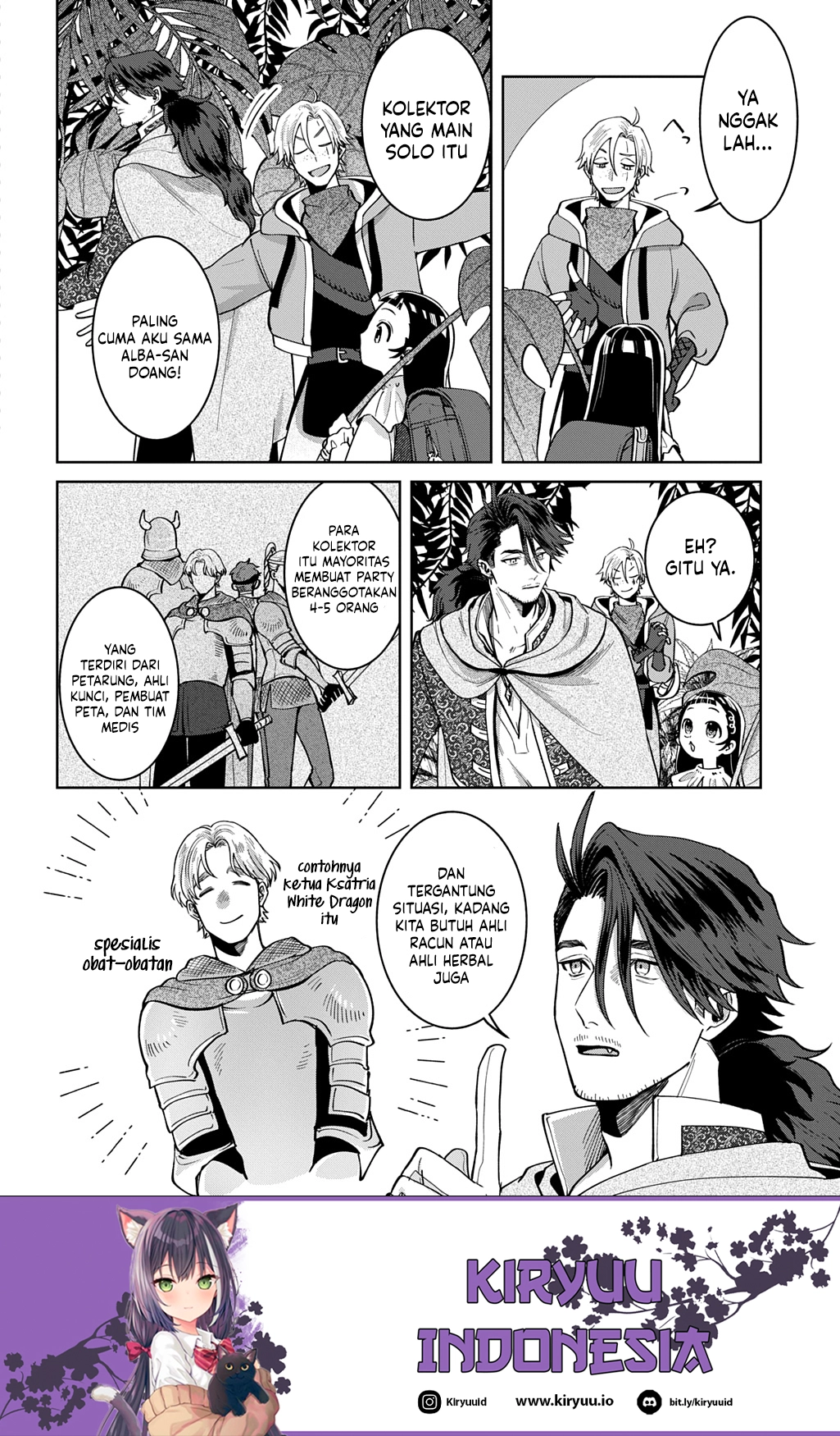 Halaman 6 dari Okami To Randoseru ~Kyu Saishuka To Tensei Musume No Danjon Gohan~ Chapter 4.1